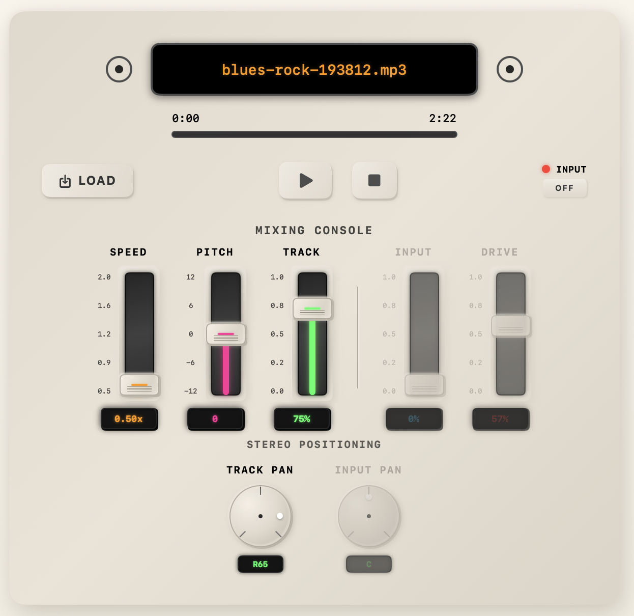 Slowdan Application Interface